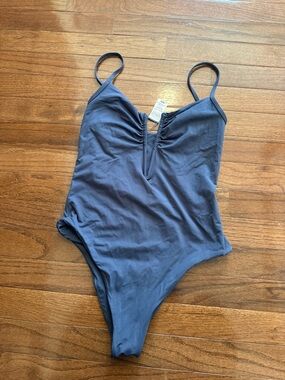 NWOT Lspace Sleek Navy One-Piece Swimsuit